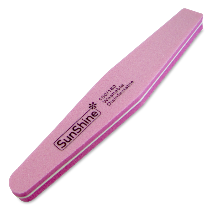 SunShine Pink Sponge Nail File 100/180