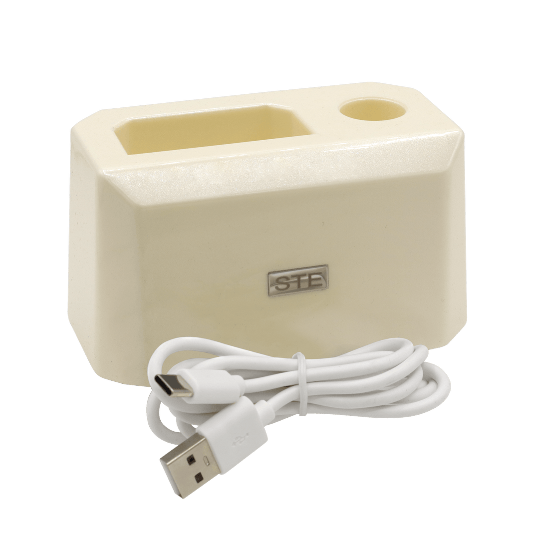 Lime Électrique Portative Rechargeable STE-109 35K 110V Blanc