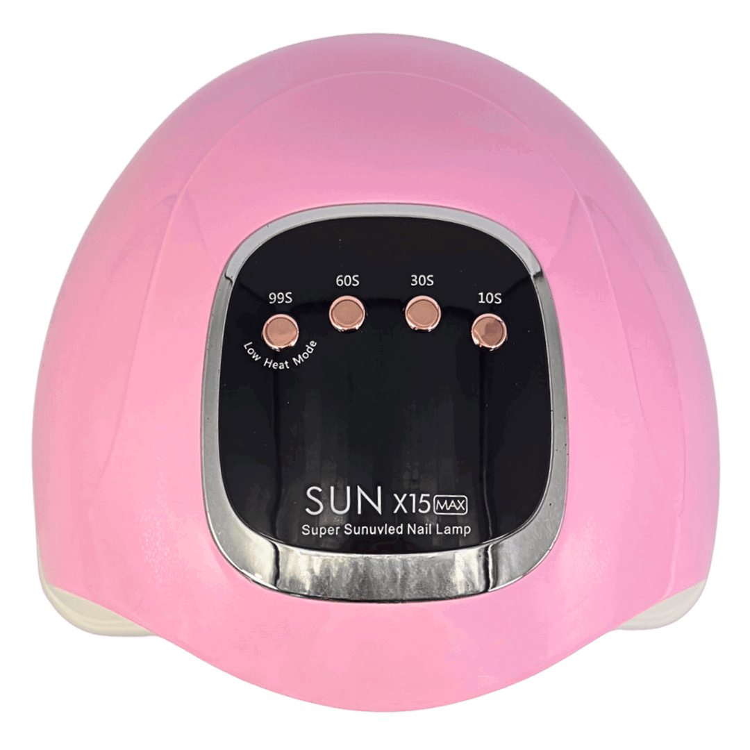 Lampe ongles Sun X15 Max UV LED Rose sans douleur