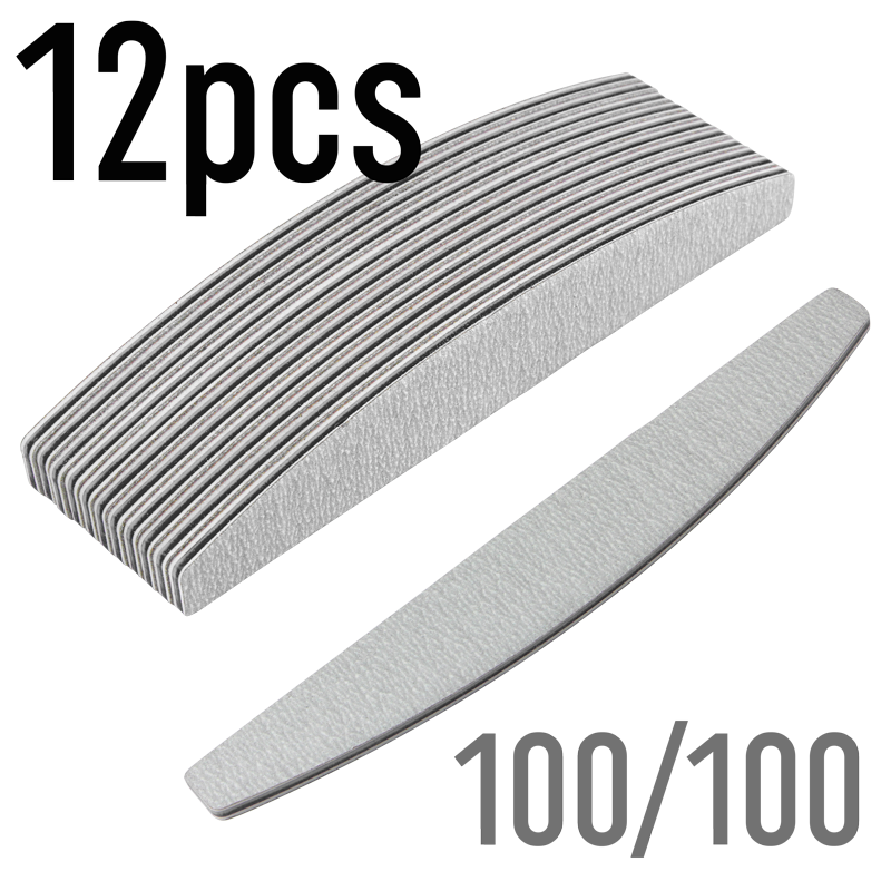Half Moon Nail Files Zebra 100/100 W