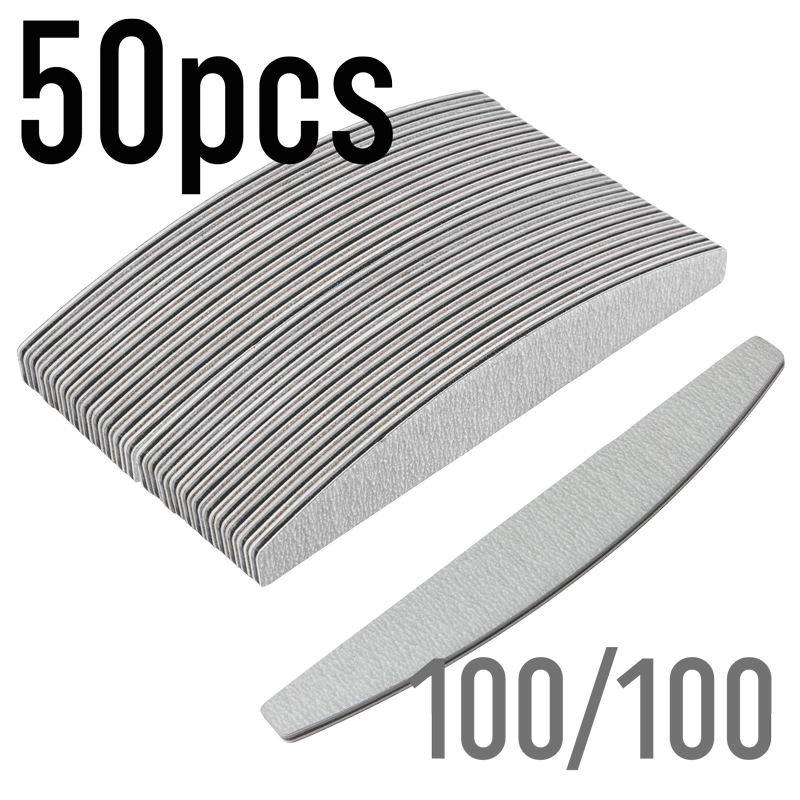 Half Moon Nail Files Zebra 100/100 W