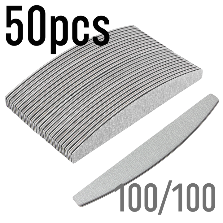 Half Moon Nail Files Zebra 100/100 W