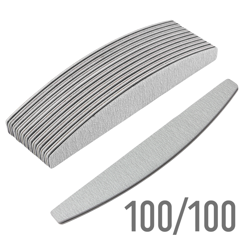 Half Moon Nail Files Zebra 100/100 W