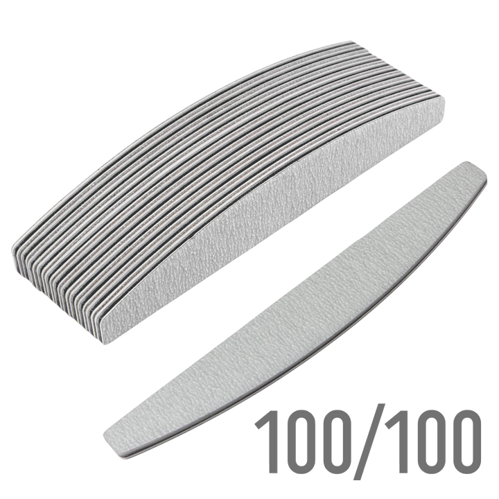 Half Moon Nail Files Zebra 100/100 W