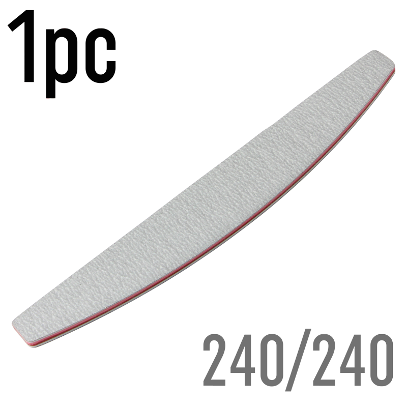 Half Moon Nail Files Zebra 240/240 W