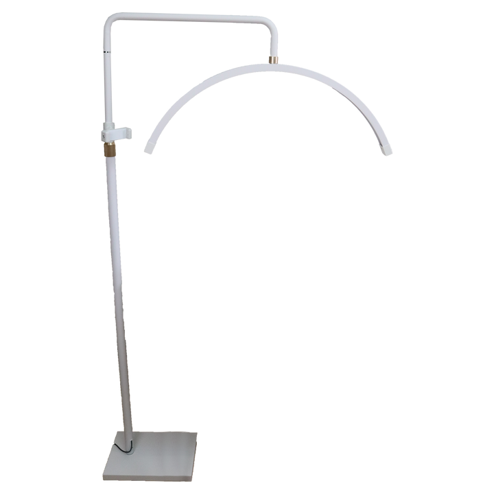 Lampe sur pied LED Demi-Lune Blanche 72cm 110V tactile