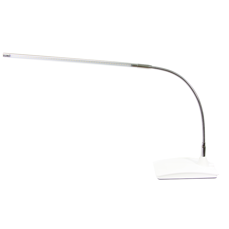 Lampe de Table LED FX019A Argent et Blanche 110V