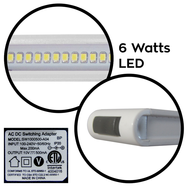Lampe de table LED 6 watts YOURLED 110 volts - gros plans