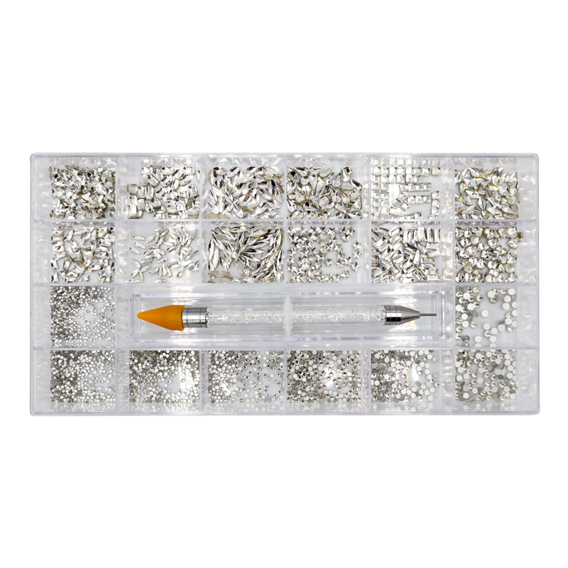 Luxury Nail Art Kit + Picker Tool #2 - Special + Round Clear