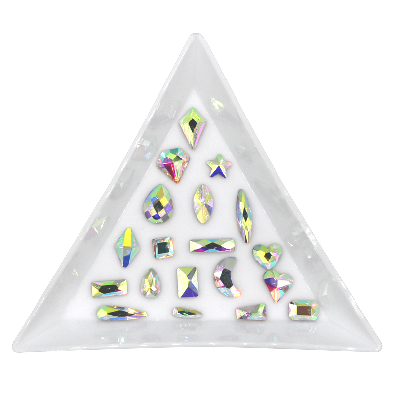 Luxury Nail Art Kit + Picker Tool #4 - Special Shapes AB