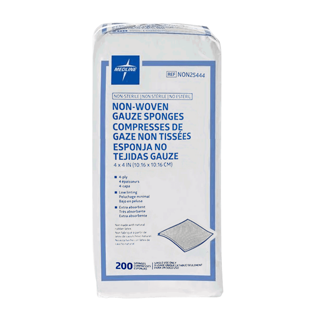 Tampon 4x4 Medline Avant Gauze 4 Plis (200pcs)