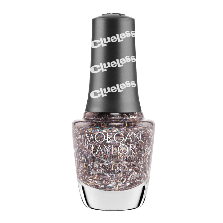 Morgan Taylor Vernis à Ongles Oops, my bad! 15mL, collection Clueless, été 2022, transparent, holographique, brillants