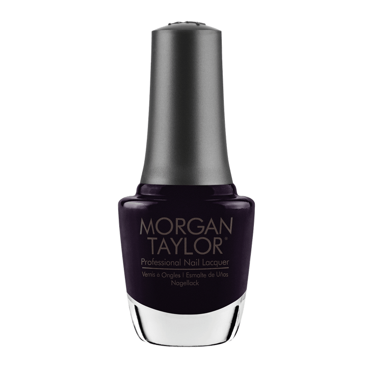 Morgan Taylor Vernis à Ongles Follow Suit 15mL, Collection Plaid Reputation, Automne 2022, mauve, noir
