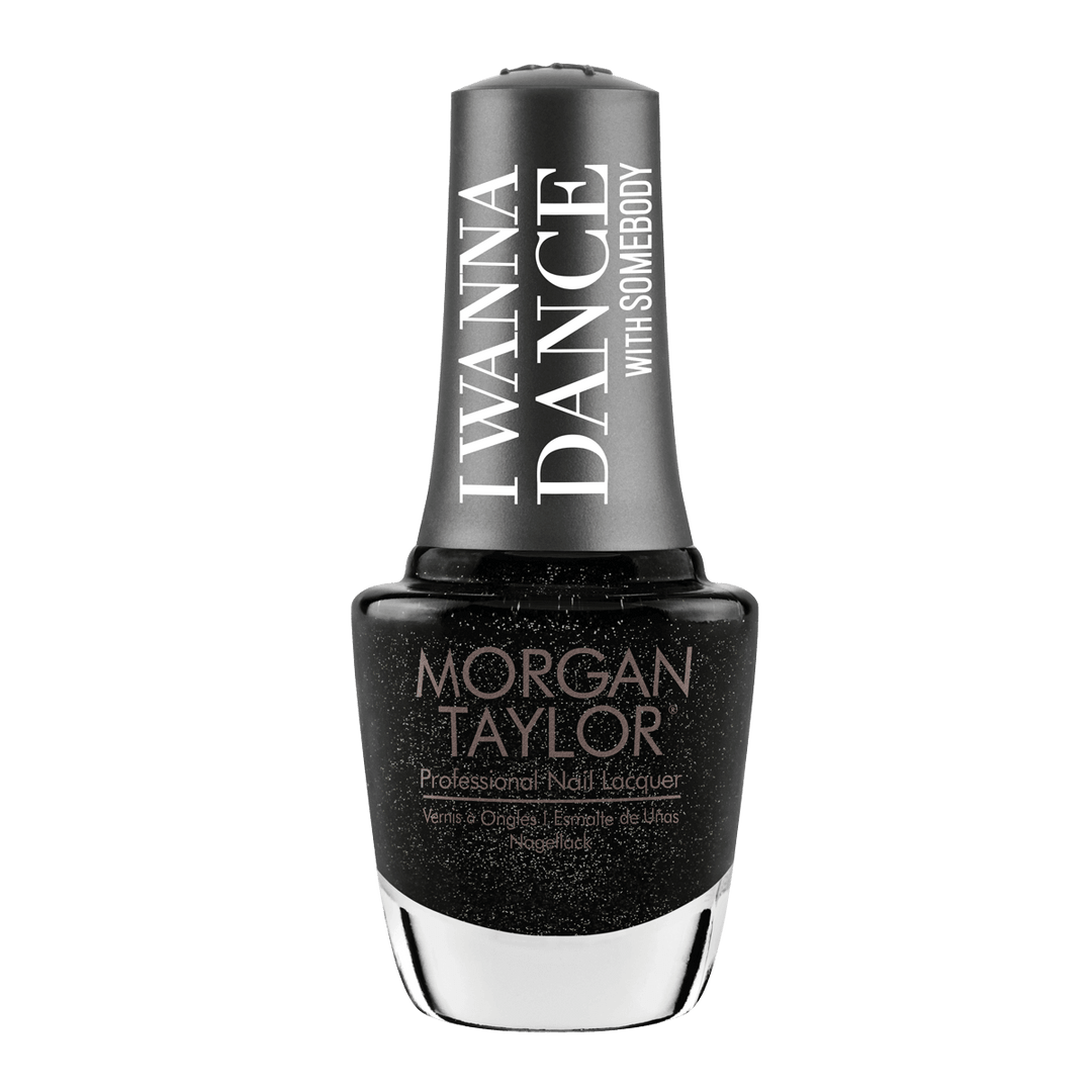 Morgan Taylor Vernis à Ongles Record Breaker 15mL , I Wanna Dance With Somebody, noir, brillants
