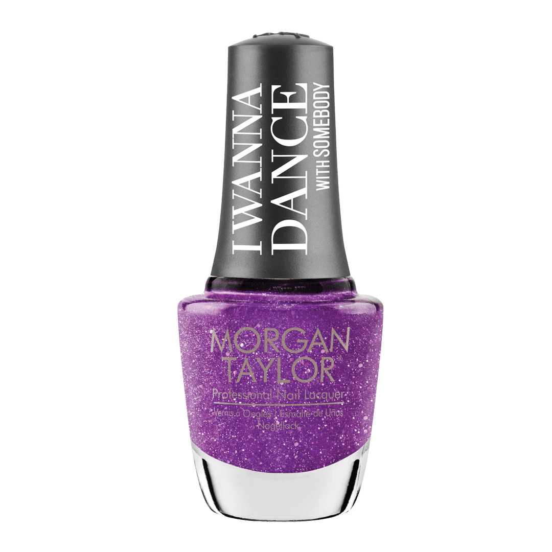 Morgan Taylor Vernis à Ongles Belt it Out 15mL, I Wanna Dance With Somebody, mauve, brillants