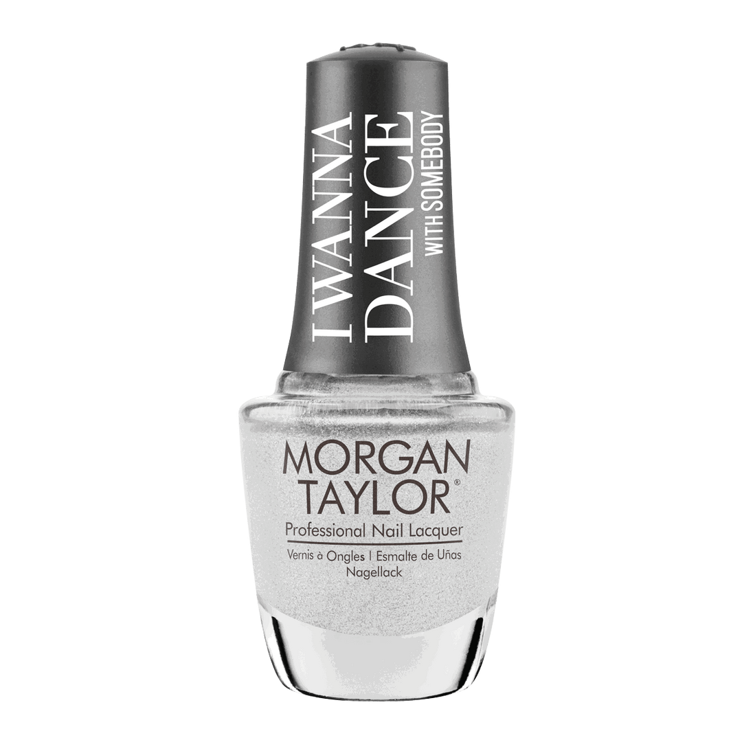 Morgan Taylor Vernis à Ongles Certified Platinum 15mL, I Wanna Dance With Somebody, argent