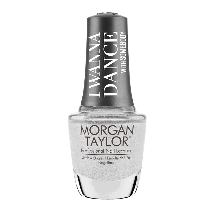 Morgan Taylor Vernis à Ongles Certified Platinum 15mL, I Wanna Dance With Somebody, argent