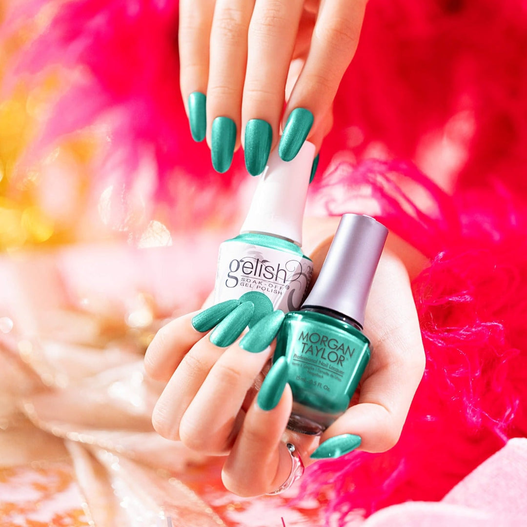 Morgan Taylor Vernis à Ongles What the Fluff vert sarcelle