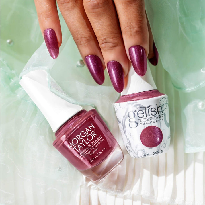 Vernis à Ongles Morgan Taylor Sipping On Serenity Mauve caméléon
