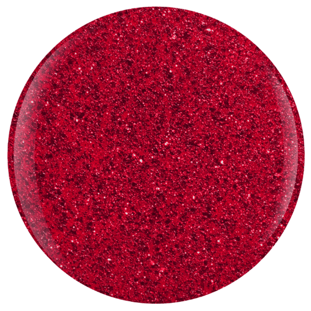 Vernis Morgan Taylor Poinsettia Stardust Rouge Paillettes