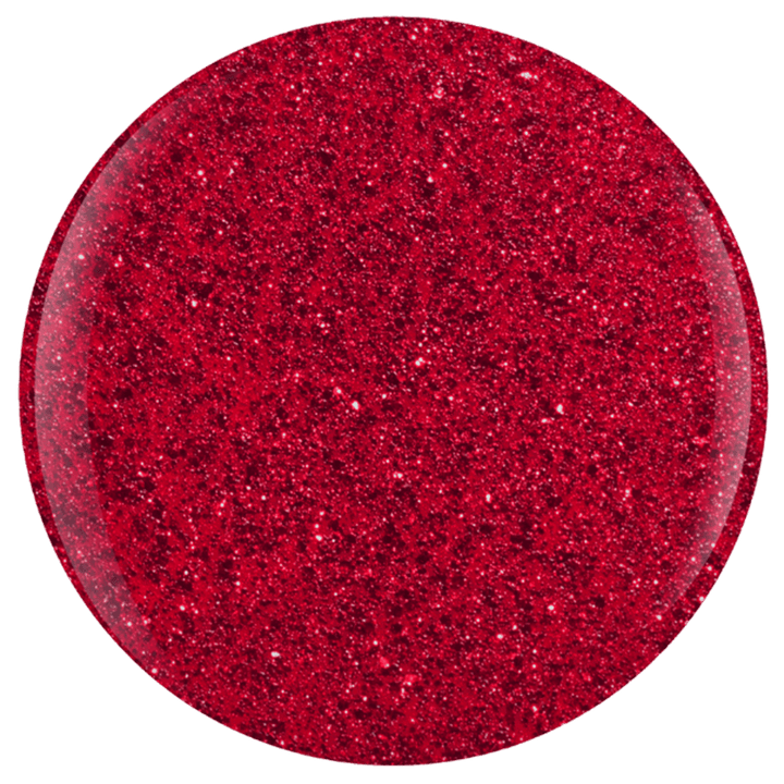 Vernis Morgan Taylor Poinsettia Stardust Rouge Paillettes
