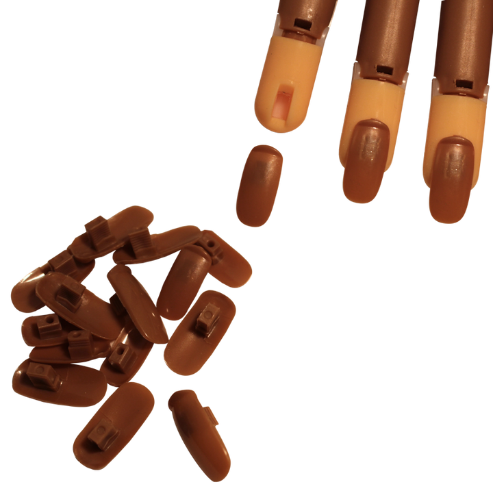 Main de pratique articulée avec ongles de rechange