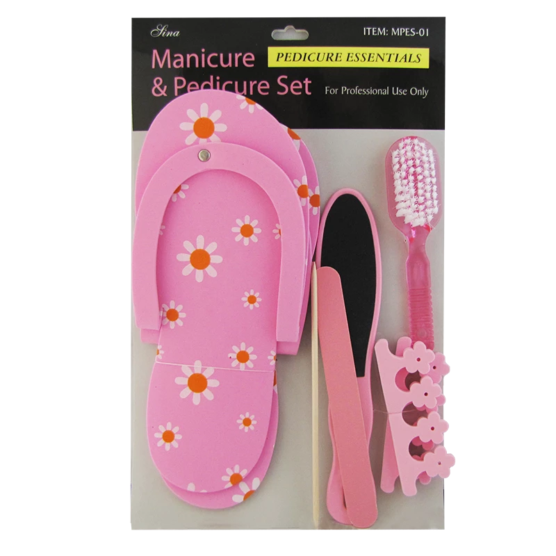 Pink Manicure and Pedicure Set MPES-01
