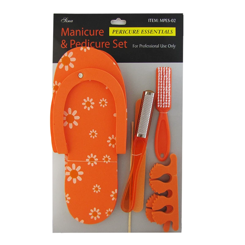 Ensemble de Pédicure Orange MPES-02