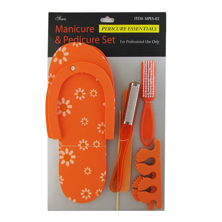 Ensemble de Pédicure Orange MPES-02