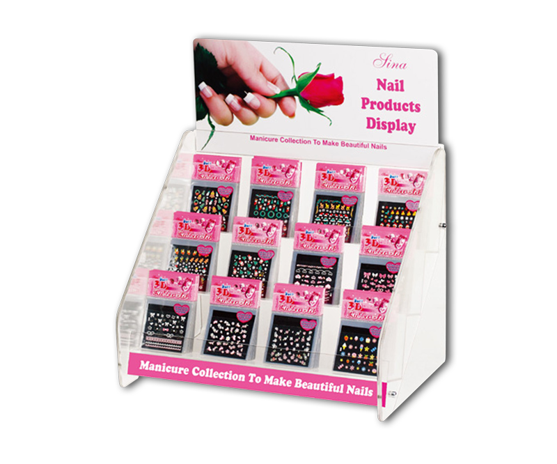 présentoir escalier nail art