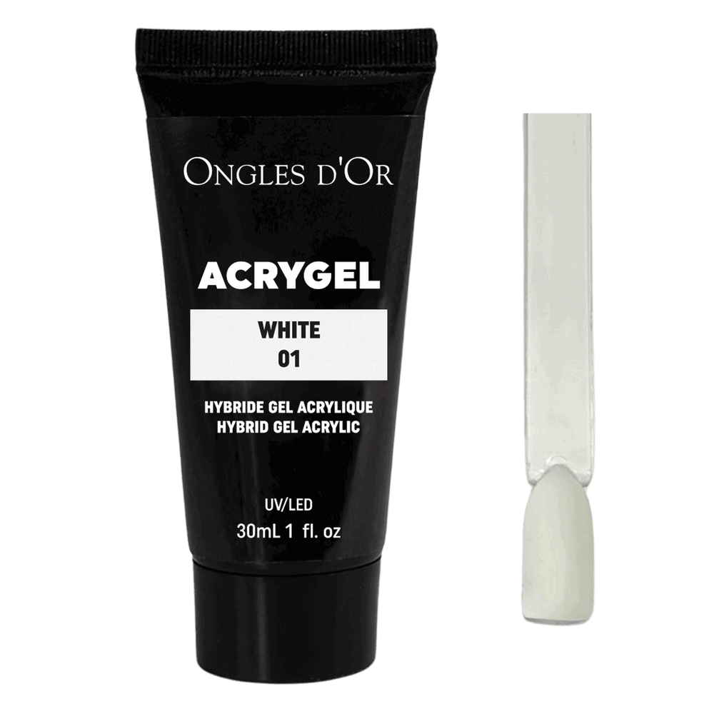 Ongles d'Or Acrygel #01 Tube White - 30ml