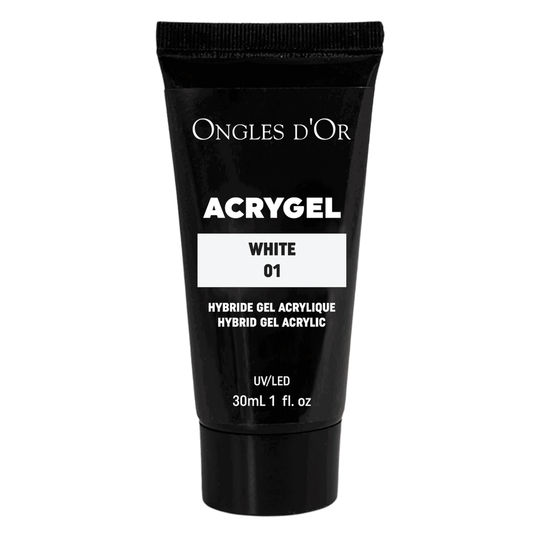 Ongles d'Or Acrygel #01 Tube White - 30ml