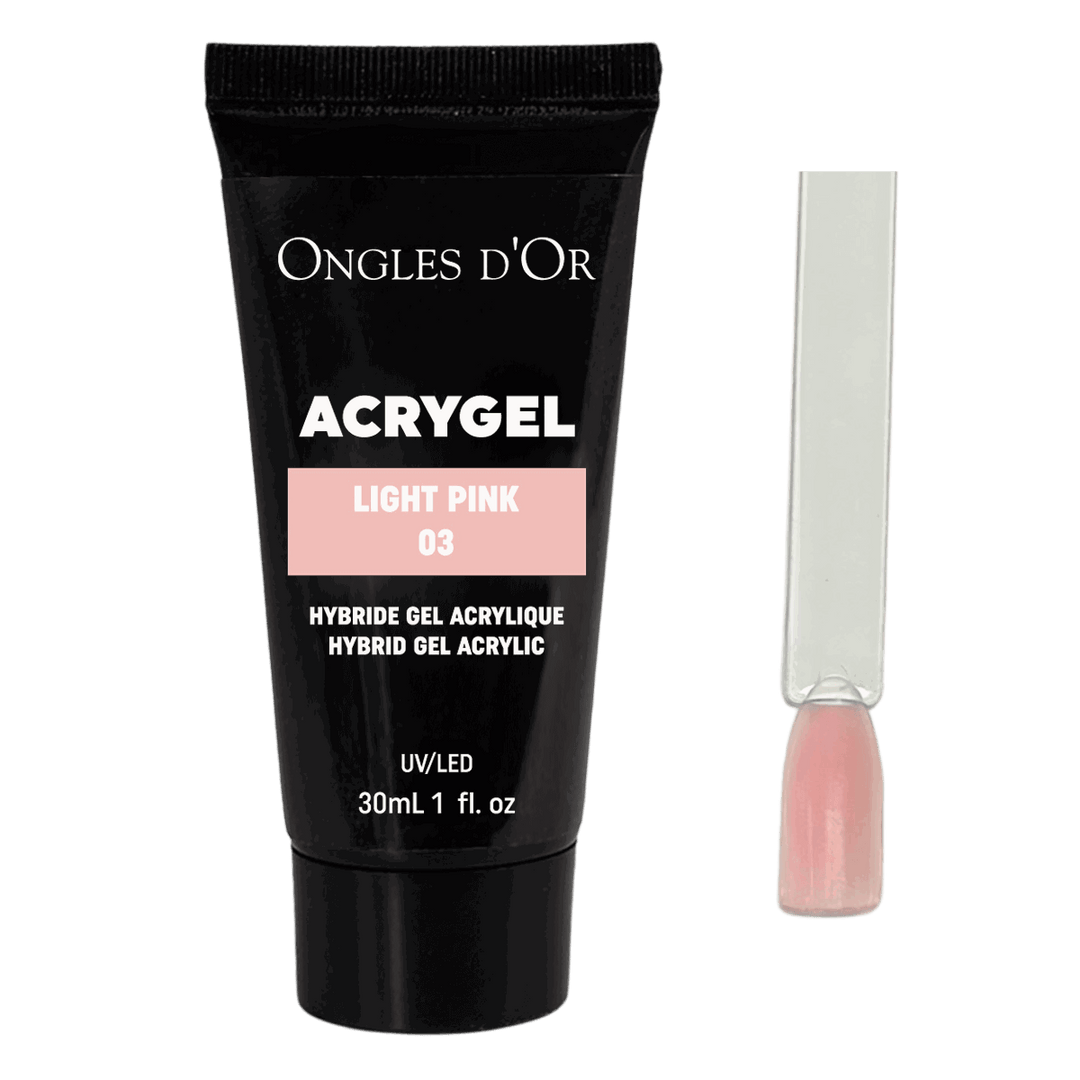 Acrygel light pink Ongles d&