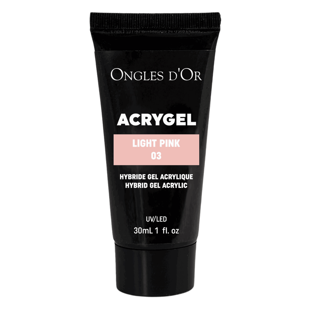 Ongles d'Or Acrygel Tube #03 Light Pink - 30ml