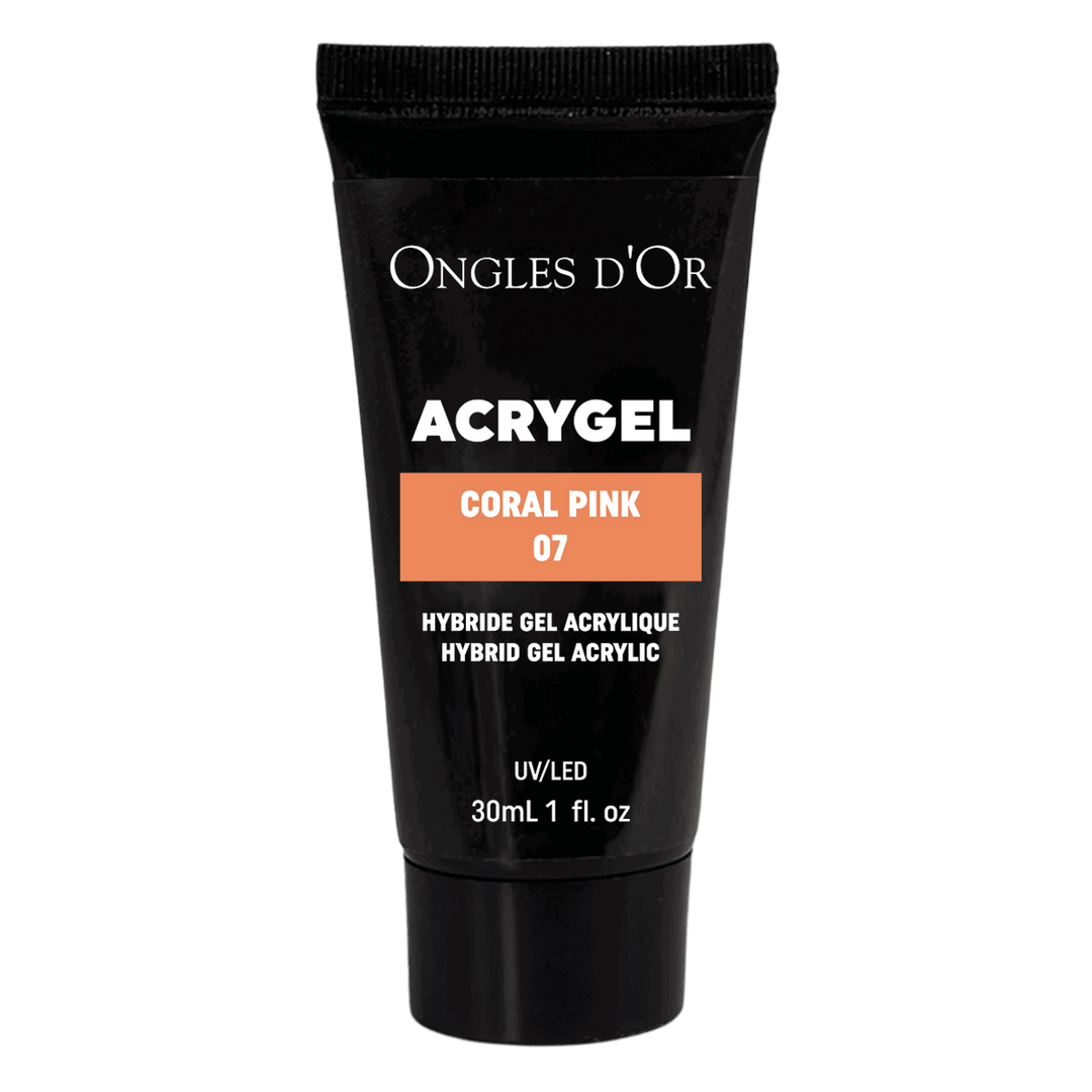 Ongles d'Or Acrygel Tube #07 Coral Pink - 30ml