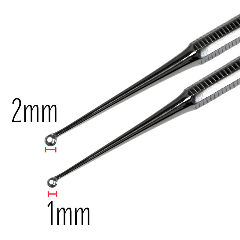 Ongles d'Or Curette Excavatrice Double 1mm et 2mm