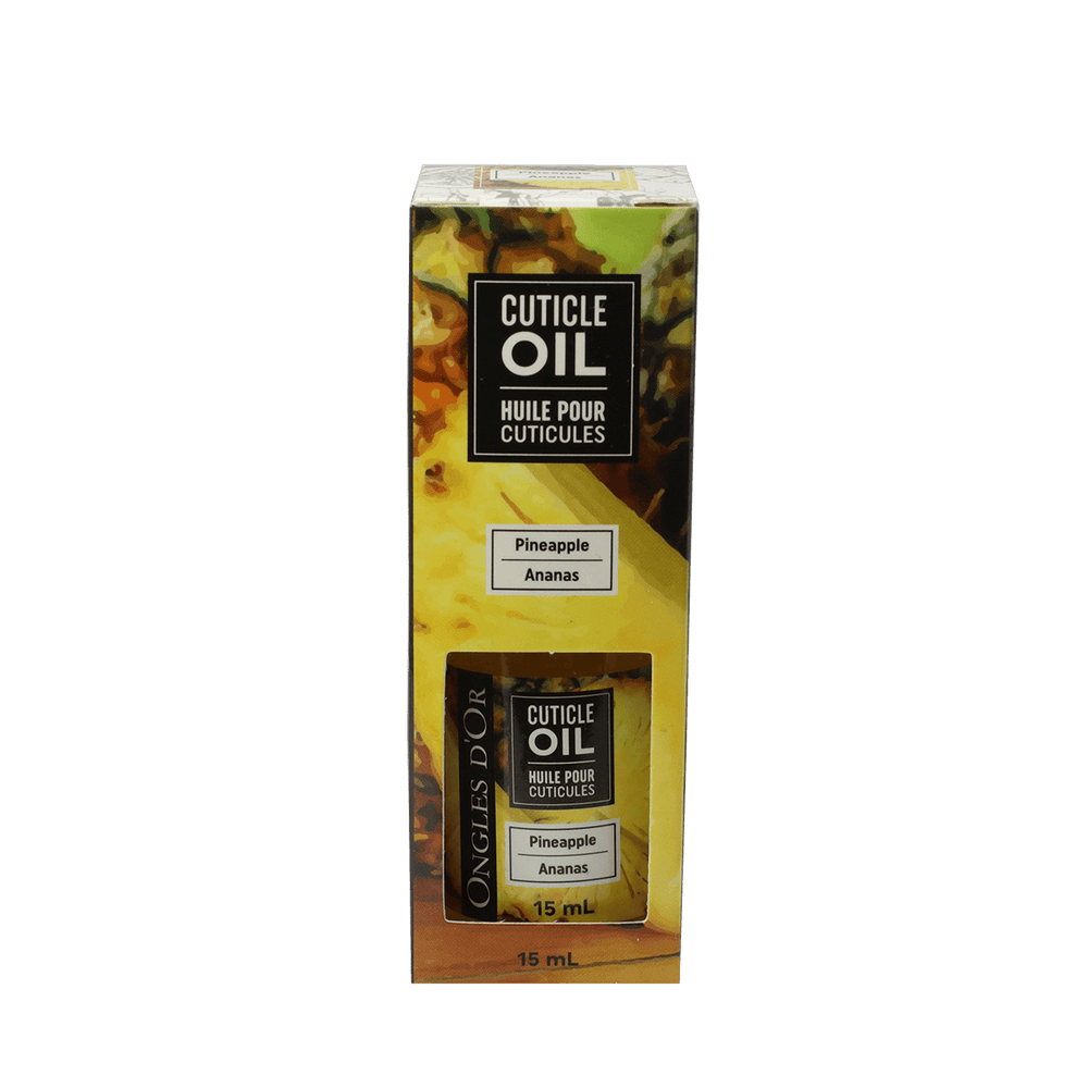 Ongles d'Or Huile pour Cuticules Pipette - Ananas 15mL
