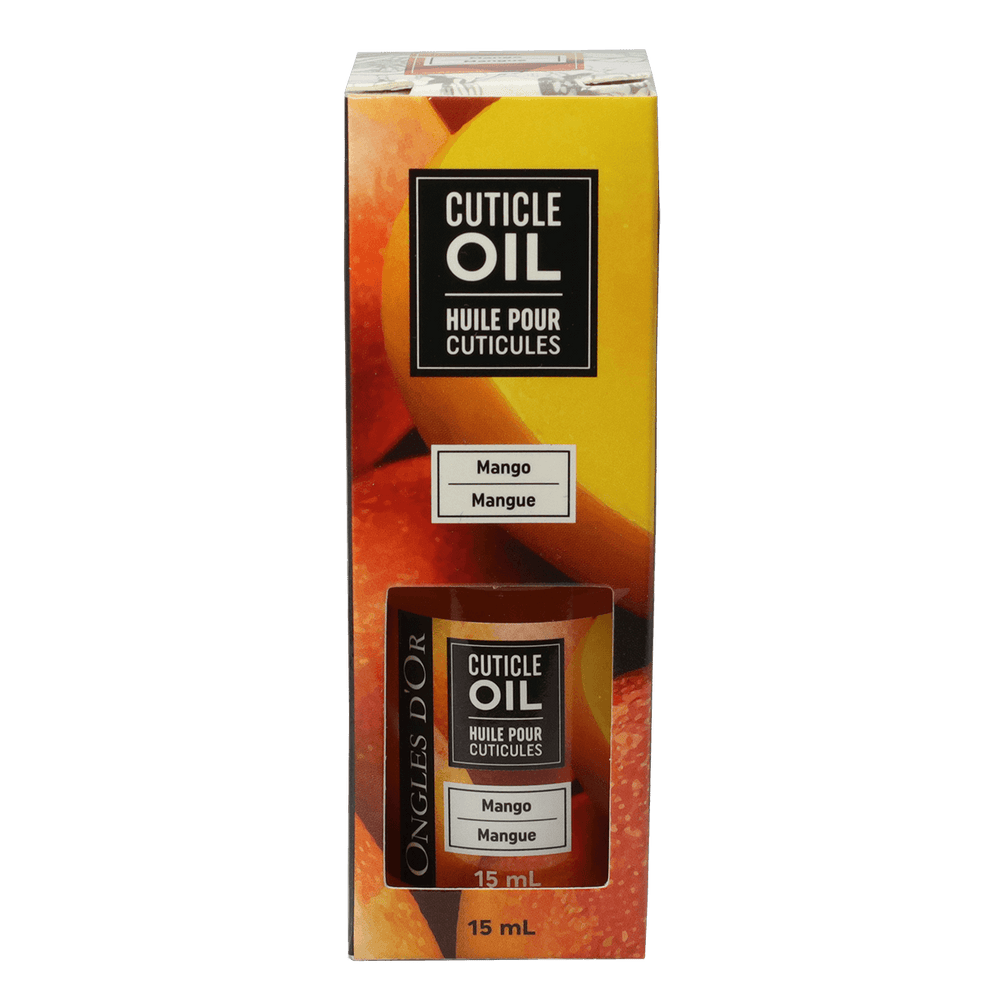 Ongles d'Or Huile pour Cuticules Pipette - Mangue 15mL
