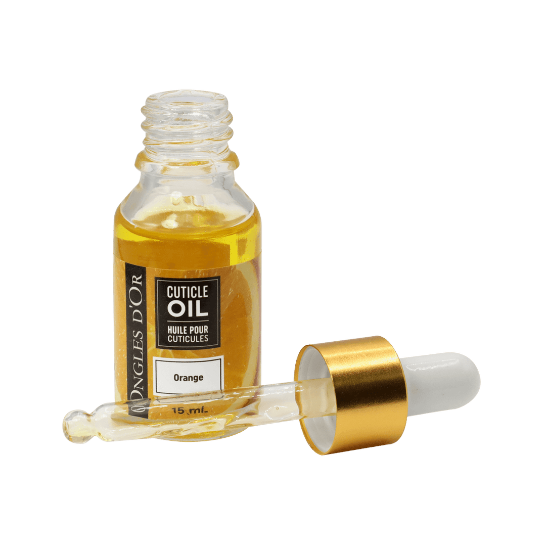 Ongles d'Or Cuticle Oil Dropper - Orange 15mL