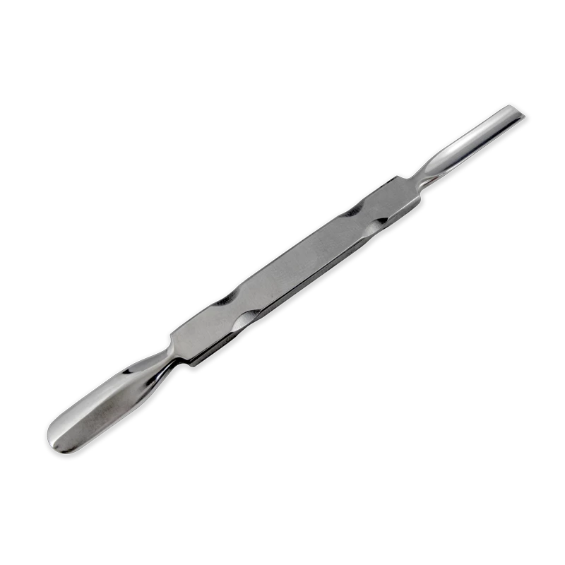 Pousse Cuticules Double Spatule Plat métal