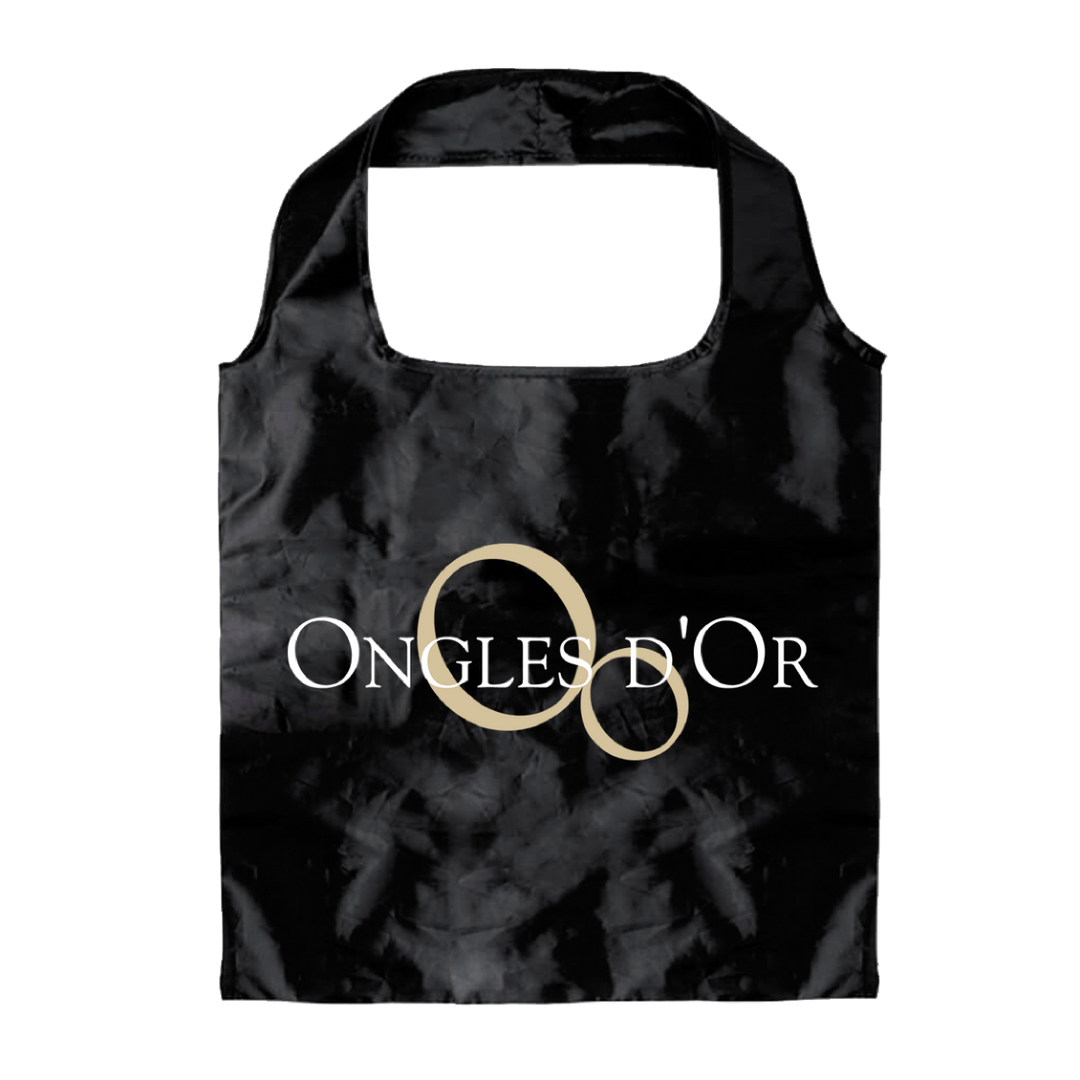 Ongles d'Or Sac Réutilisable - Noir