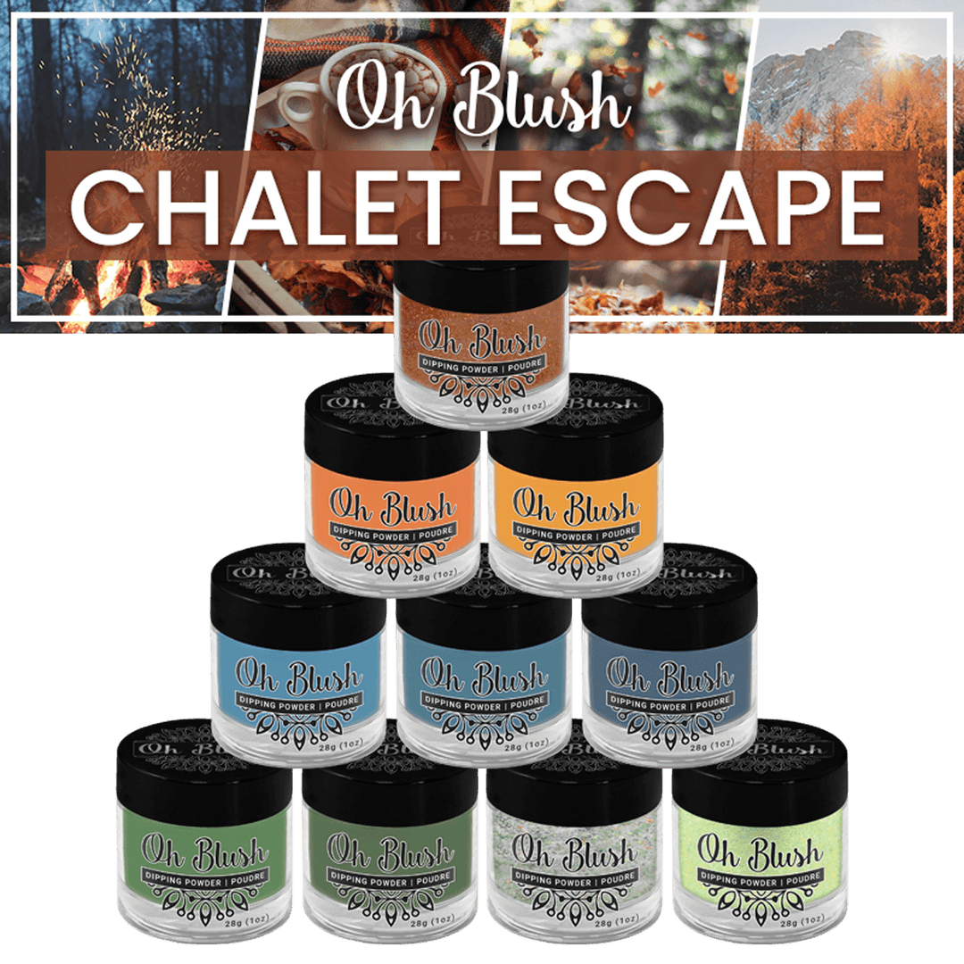 Oh Blush Poudre Collection Chalet Escape (10pcs), collection Chalet Escape, couleurs variées, automne 2022
