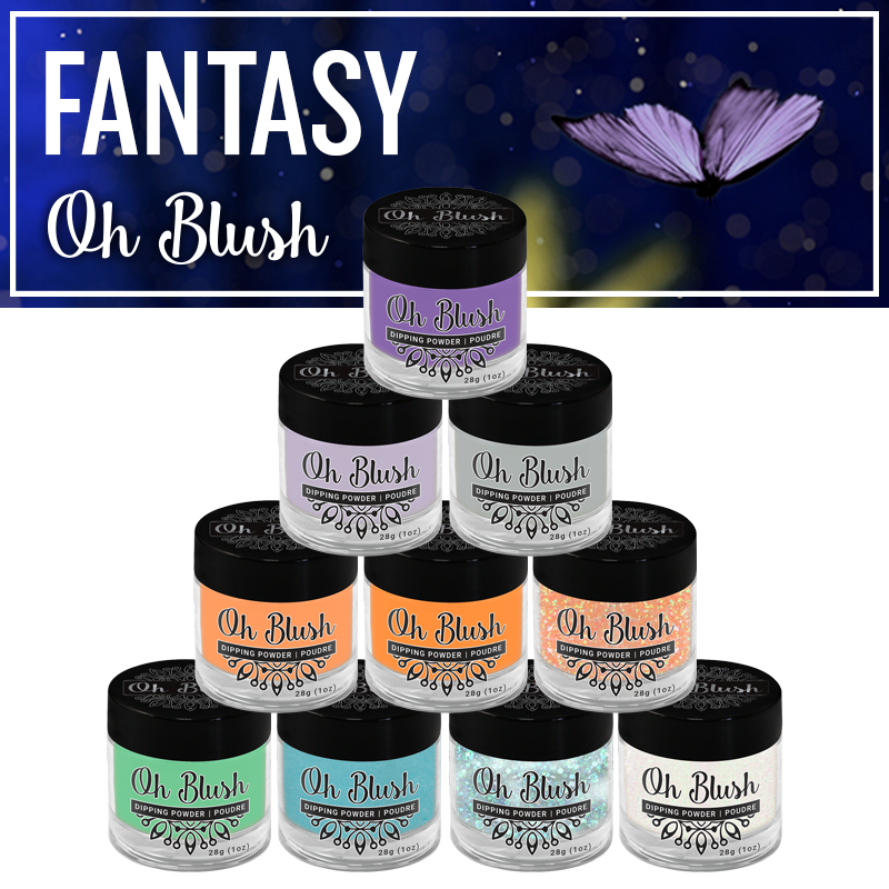 Oh Blush Poudre Collection Fantasy (10pcs), Fantasy collection, 10 couleurs variées