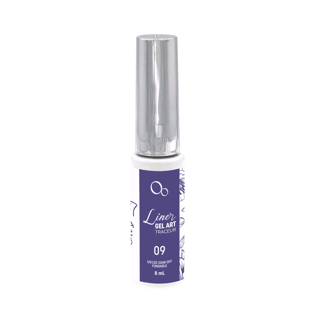 Oh Bling Liner Gel Art #09 Purple 8mL