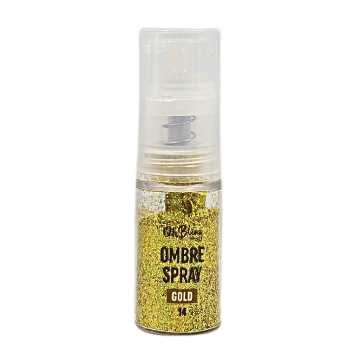 Ombre Spray  Or 14  Gold pour dégradé ongles