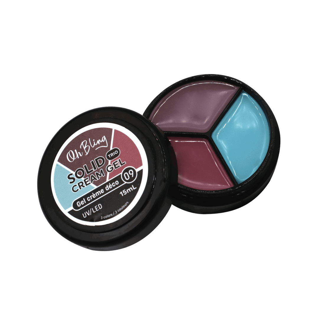 Oh Bling Solid Gel Cream Trio 15mL #09