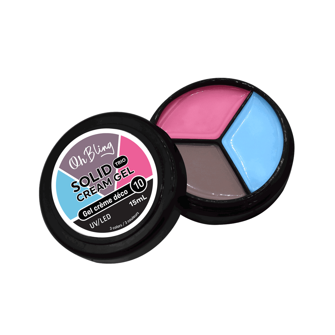 Oh Bling Solid Gel Cream Trio 15mL #10