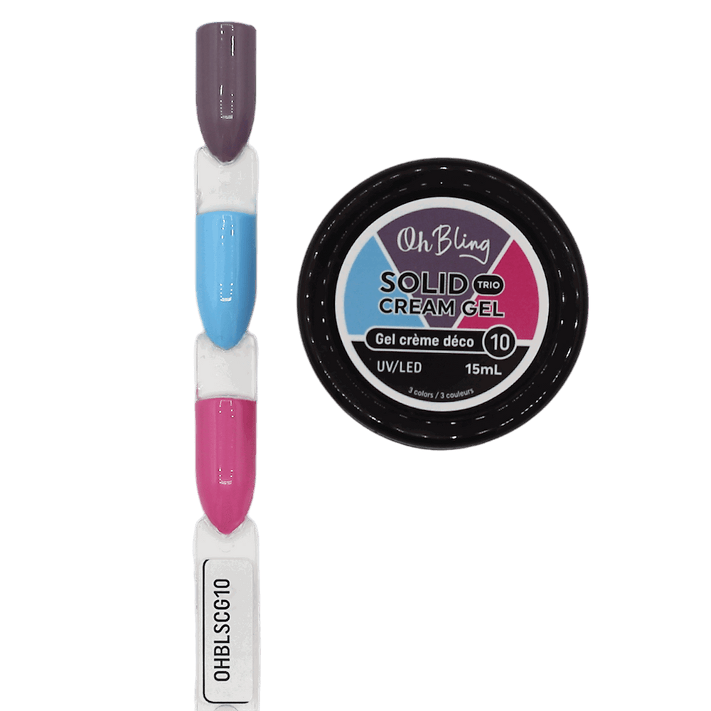 Oh Bling Solid Gel Cream Trio 15mL #10
