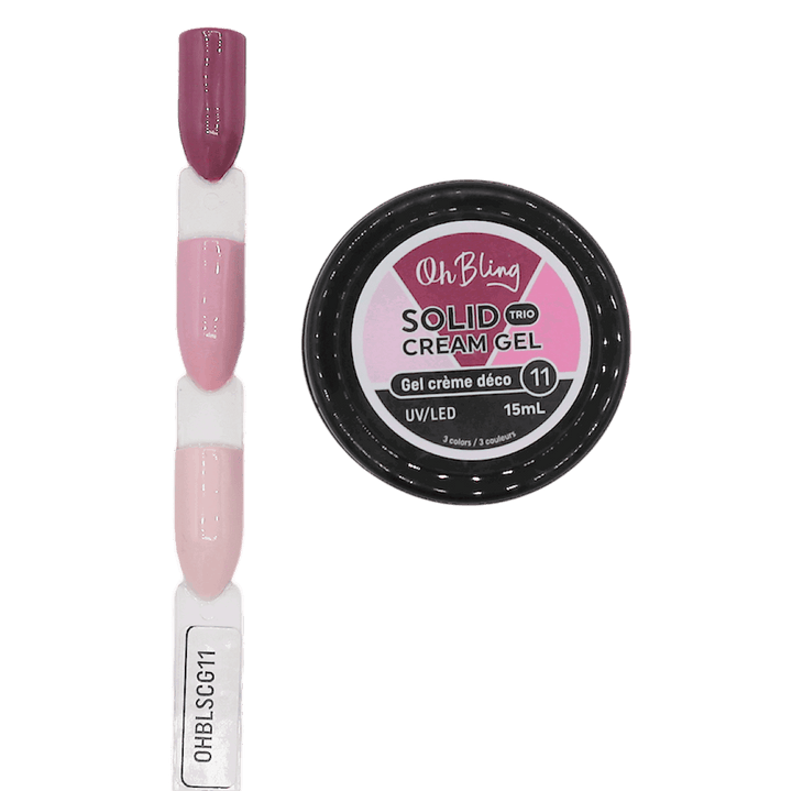 Oh Bling Solid Gel Cream Trio 15mL 