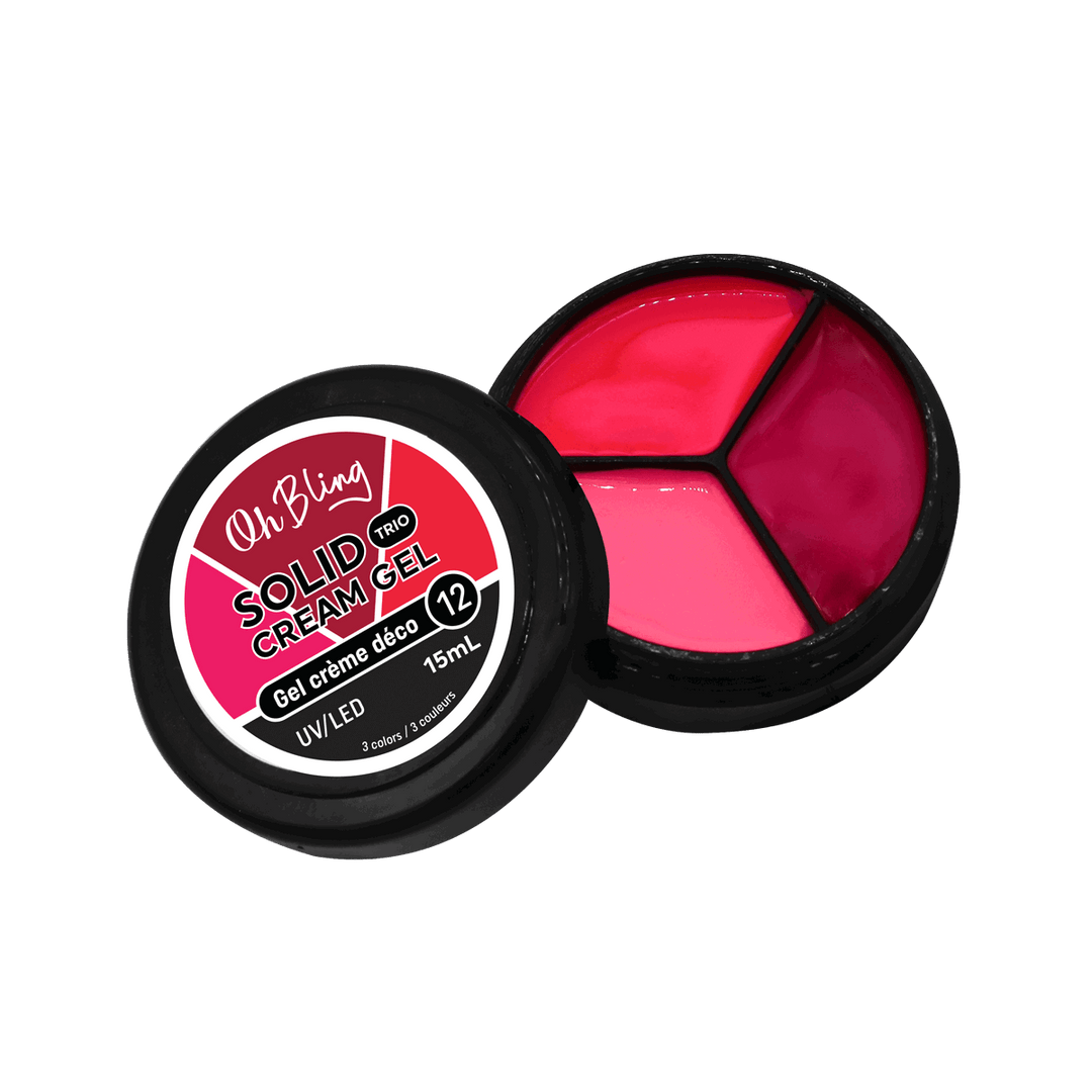 Oh Bling Solid Gel Cream Trio 15mL #12